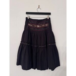 Vintage Boho‎ Midi Skirt